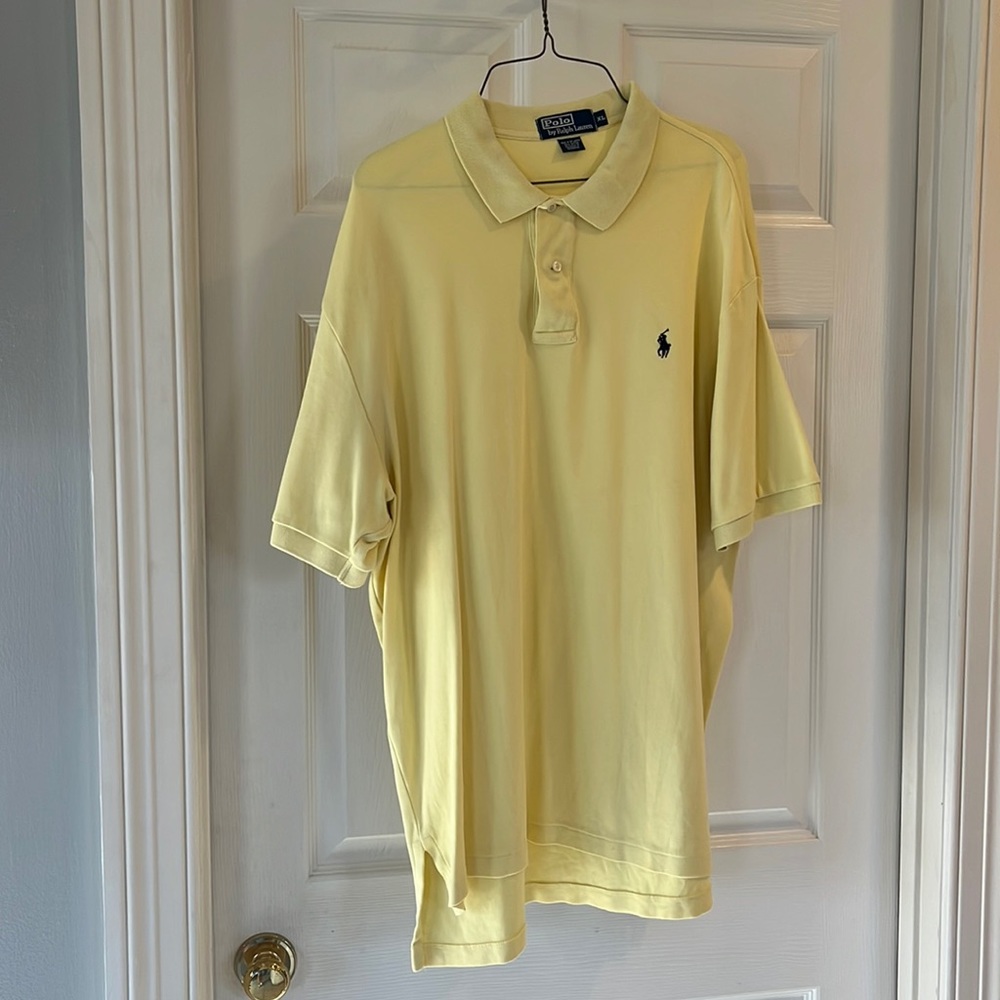 Men’s Polo By Ralph Lauren yellow polo shirt